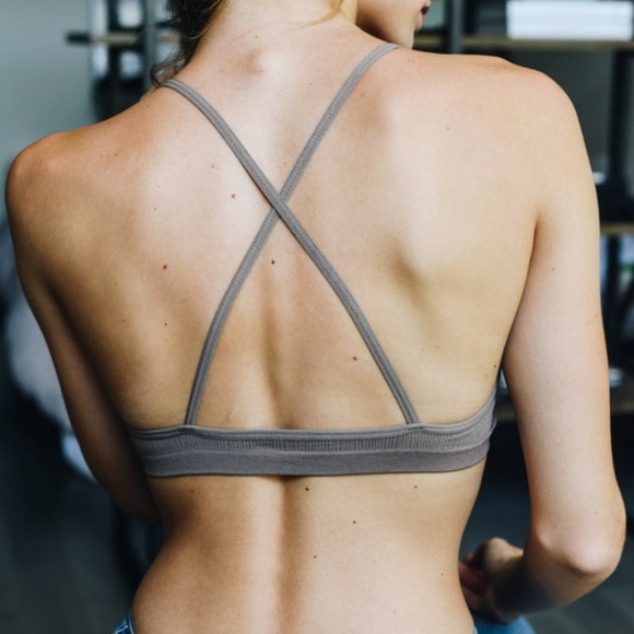 DENISSA Criss Cross Back Bralette - Picture 2 of 2